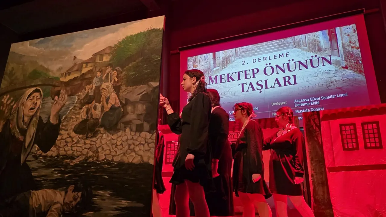 Çanakkale Akçansa Güzel Sanatlar Lisesi öğrencilerin den muhteşem gösteri