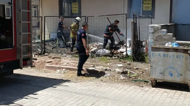 Çan Cumhuriyet Mahallesi'nde Yangın Paniği!