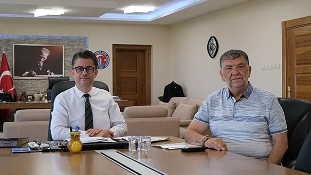 İl Genel Meclisi Başkanı Halil Ertuğrul'dan Rektör Erenoğlu'na Ziyaret